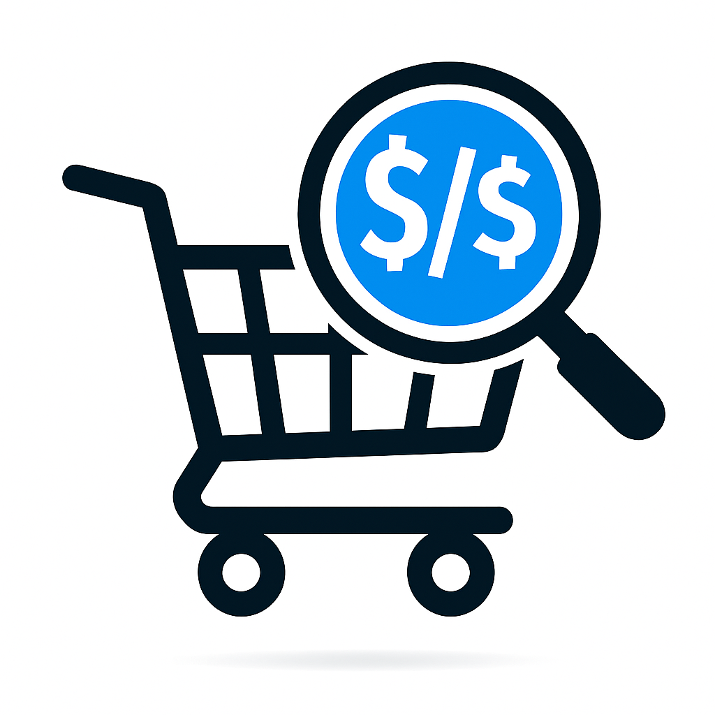 Price comparison illustration